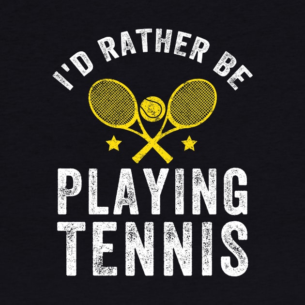 I'd rather be playing tennis by captainmood